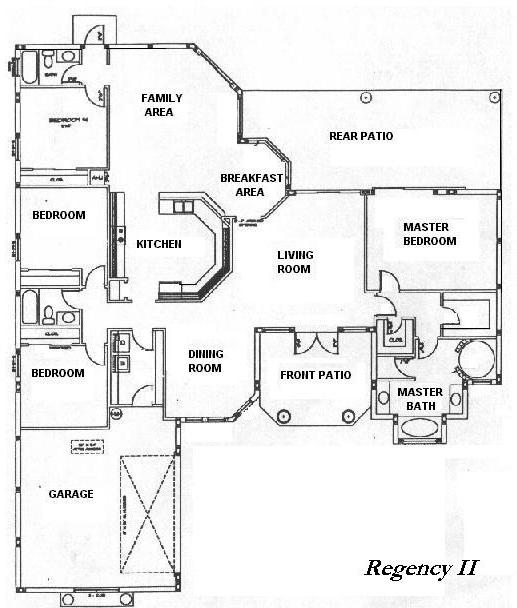 RegencyII in The Moorings - Floor Plan